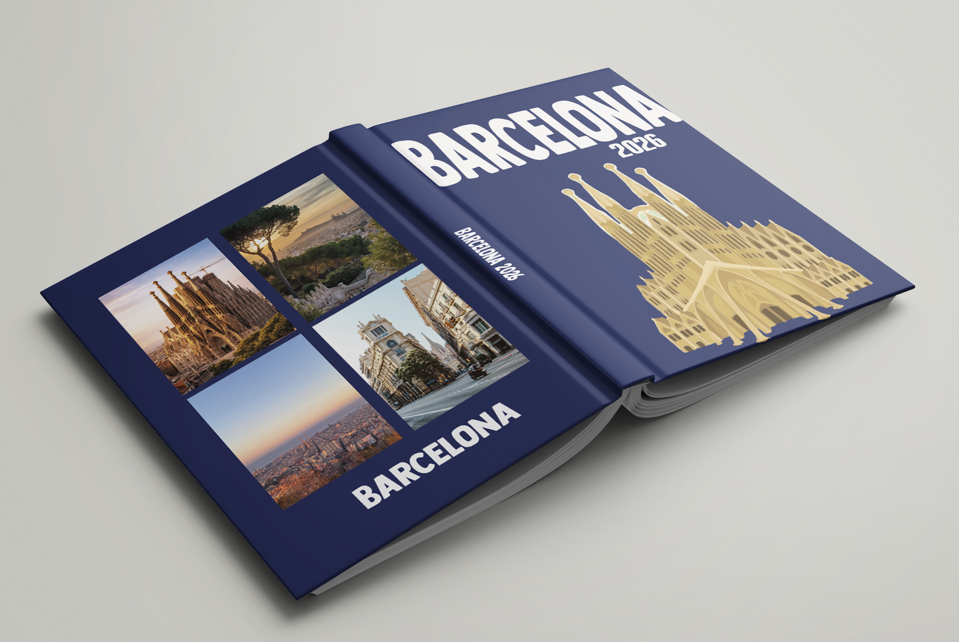 Valentina con su álbum Memori